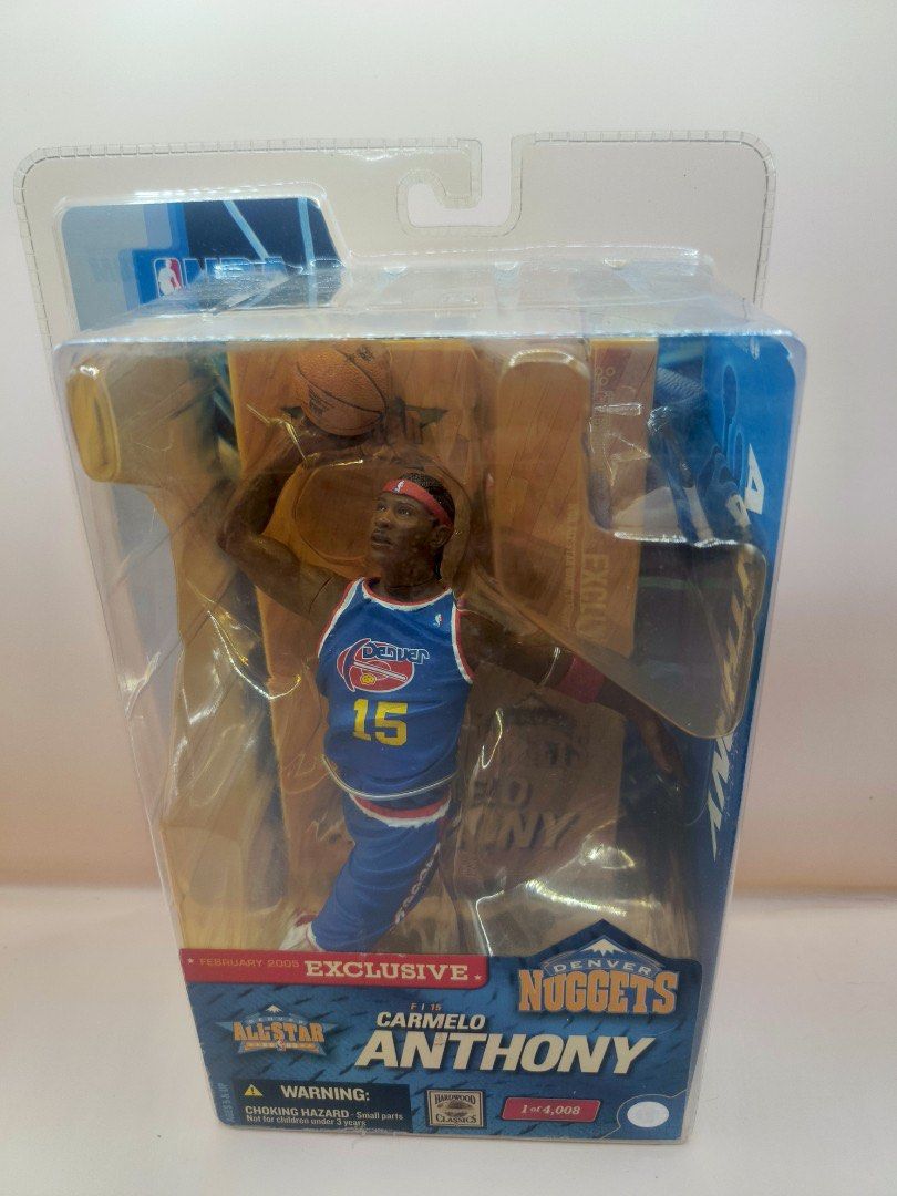 NBA Mcfarlane Ringless (Category: Figurines & Statues) located in Caloocan City. Submitted by ryshevennostalgia (Listing ID 1427627670, Image 1). Description: UP for Grabs NBA Mcfarlane Star Players but Ringless Players Carmelo Anthony Variant Blue-1700 Carmelo Anthony-1500 Amare Stoudemire-1400 Take all 5000 NEGOTIABLE MULTIPLE PURCHASE Thanks Grab or Lalamove for NCR Buyers J&T for Outside NCR Contact Number *09175432101*.