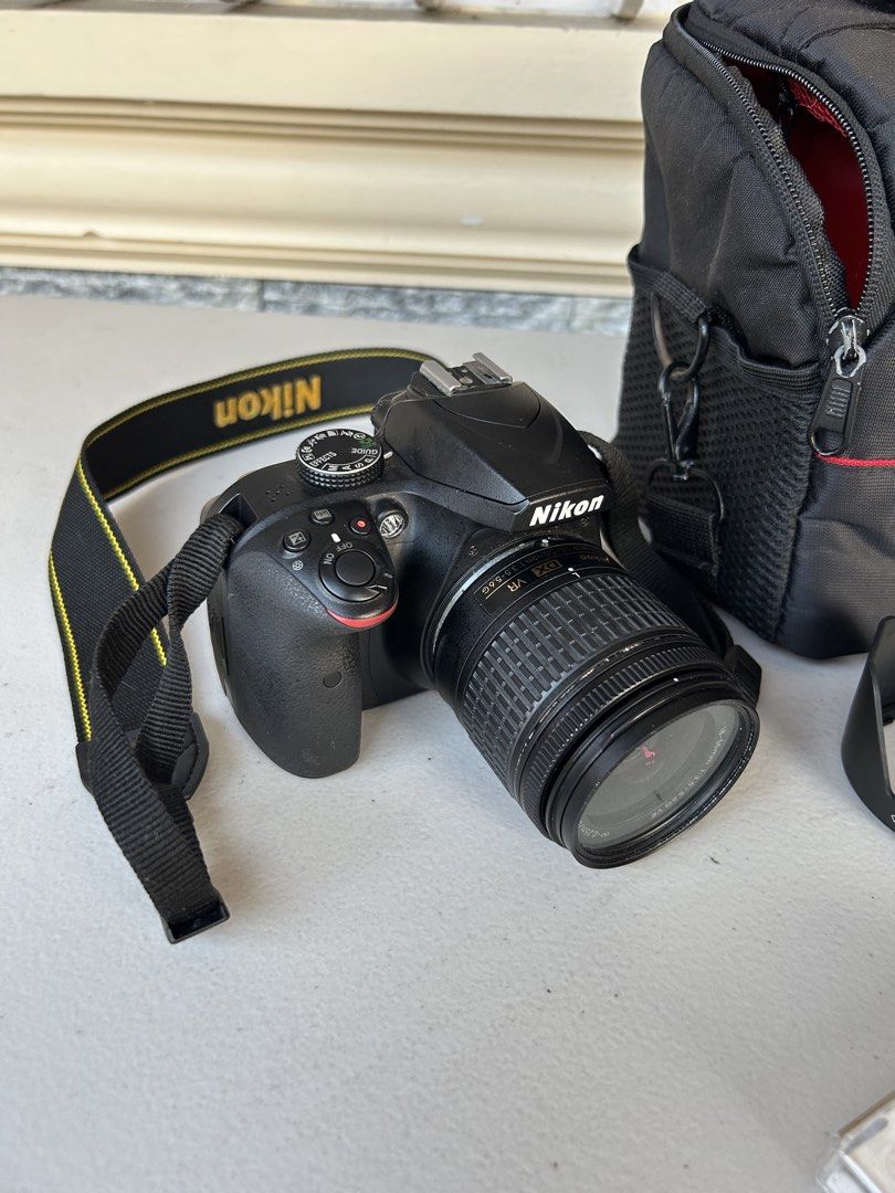 NIKON D3400 DSLR Camera Digicam (Category: Cameras) located in Lagonoy. Submitted by nadayojiii (Listing ID 1434615819, Image 2). Description: Nikon D3400 DSLR Camera NO ISSUES Well used 10k+ shuttercount only no reapir history with inclusions: unit, batteries, original charger, original strap, camera bag, lens hood, lens filter, lens cap meet up: Naga City, Lagonoy, Goa shipping via LBC.