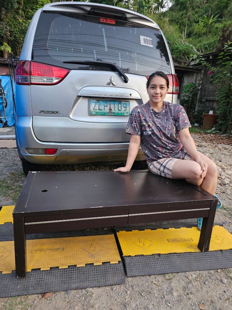 NITORI CENTER TABLE / LOW STUDY TABLE WITH 4 DRAWERS (Category: Coffee & Tea Tableware) located in Sablan. Submitted by gongonshelley12 (Listing ID 1434796815, Image 3). Description: FIRST TO PAY, FIX PRICE 3500 ONLY... SUPER SALE TODAY!!! NITORI CENTER TABLE / LOW STUDY TABLE WITH 4 DRAWERS JAPAN SURPLUS L 47 X W 24 X 15 INCHES MABIGAT, MAGANDA PA TO, MALAKI DIN MINIMAL SCRATCHES NORMAL SA SECOND HAND MAY KONTING BULGE YUNG 2 PAA SA SIDE.