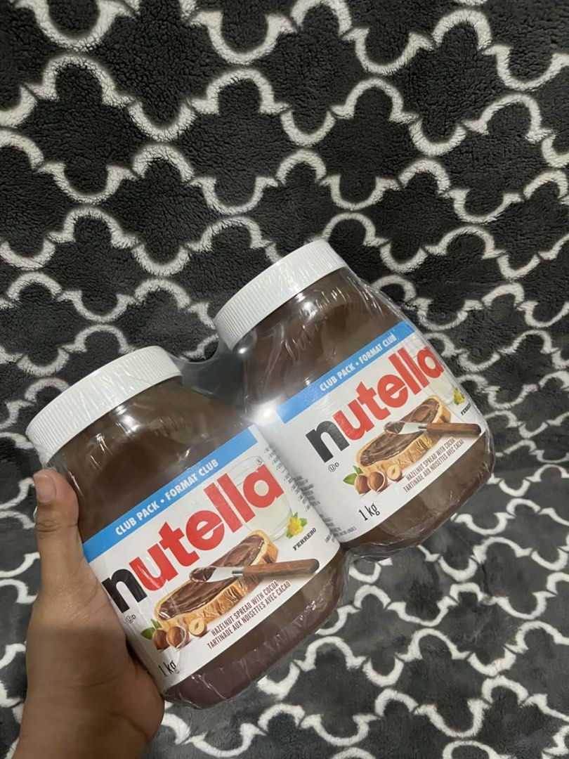 Nutella Hazelnut Spread 1kg Club Pack (Category: Other Food & Drinks) located in Manila. Submitted by lawin1969 (Listing ID 1434638769, Image 1). Description: - Nutella Club Pack - 1 kg jar - Delicious hazelnut spread - Great for breakfast, snacks, or desserts - Convenient club pack format.