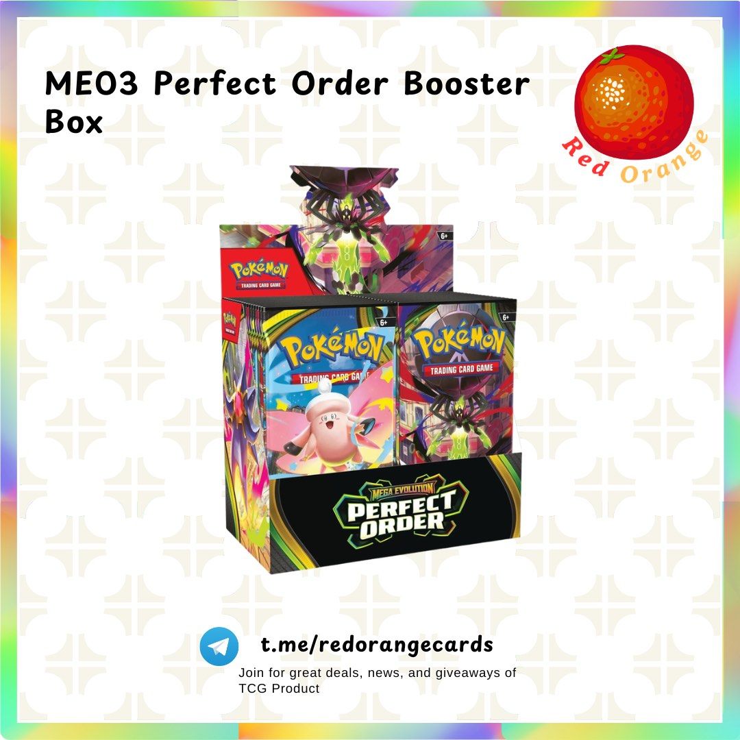 Perfect Order Booste Box Perfect Order Booster Box, Hobbies & Toys, Toys & Games on Carousell