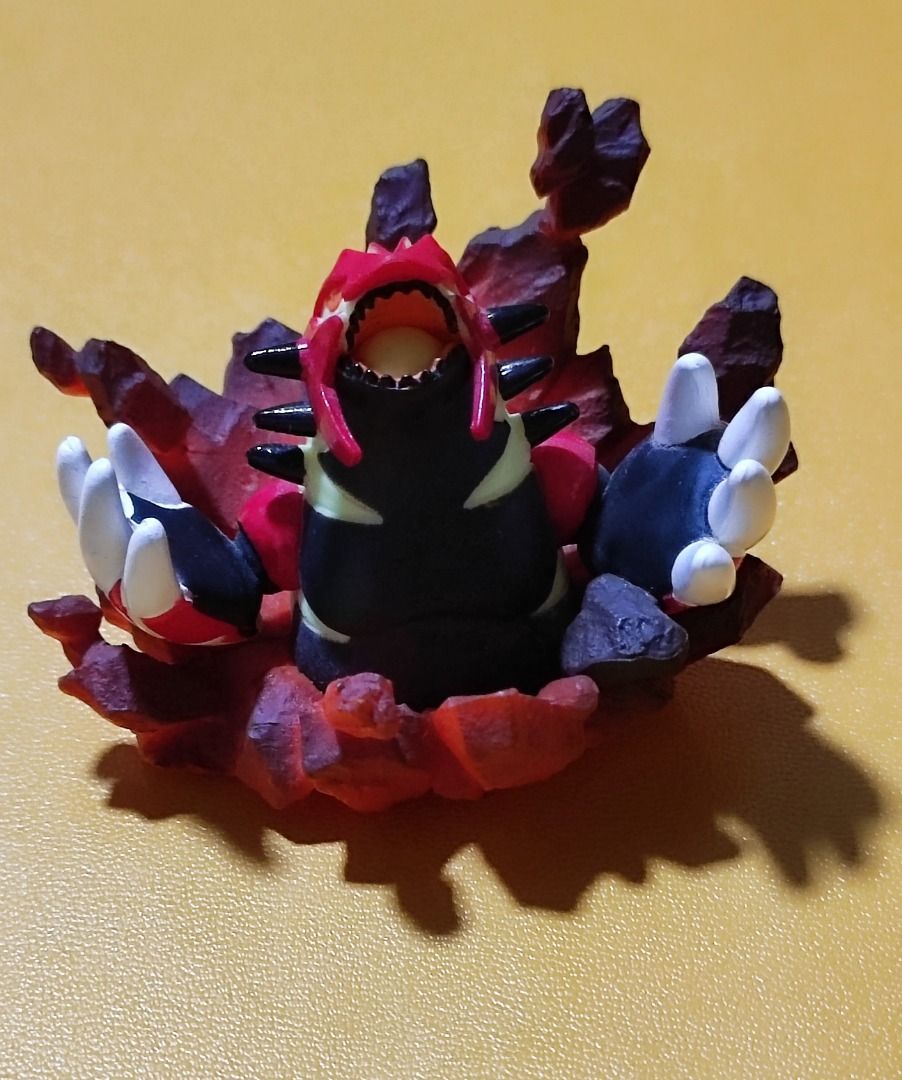 Pokemon Groudon Figure (Category: Figurines & Statues) located in Las Pinas. Submitted by lance_kun (Listing ID 1434684935, Image 1). Description: Pokemon Omega Ruby pre-order bonus.