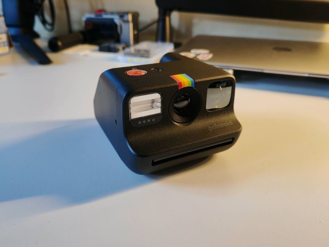 Polaroid Go Instant Camera (Category: Cameras) located in Manila. Submitted by ardiel (Listing ID 1434782196, Image 2). Description: Polaroid Go gen 2 INCLUSIONS - original box - manuals - charging cable - wrist strap - polaroid stickers.