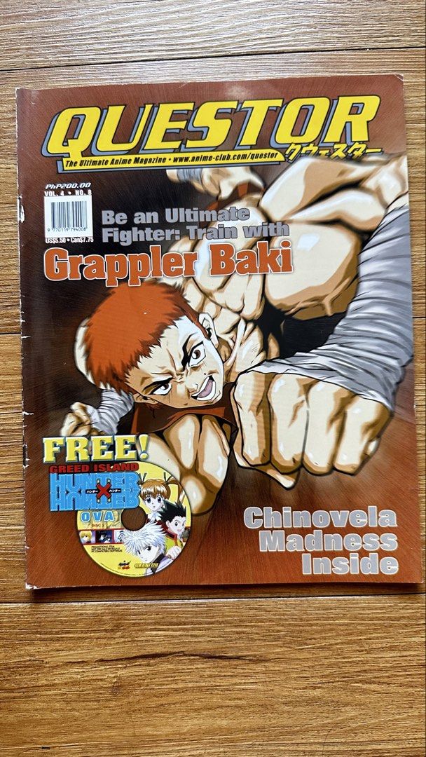 Questor Magazine (Vol 4 No 8) (Category: Comics & Manga) located in Paranaque City. Submitted by safedolphin.dc2bd2 (Listing ID 1434639906, Image 1). Description: - Vintage Questor Magazine - Vol 4 No 8 (Baki The Grappler) - Magazine still looks good - Hunter X Hunter OVA no longer included - From personal collection - WYSIWYG - Kindly manage your expectations MOP: GCash, BDO MOD: Grab, Lalamove, Flash Express (if outside Metro Manila) Meet-ups: 