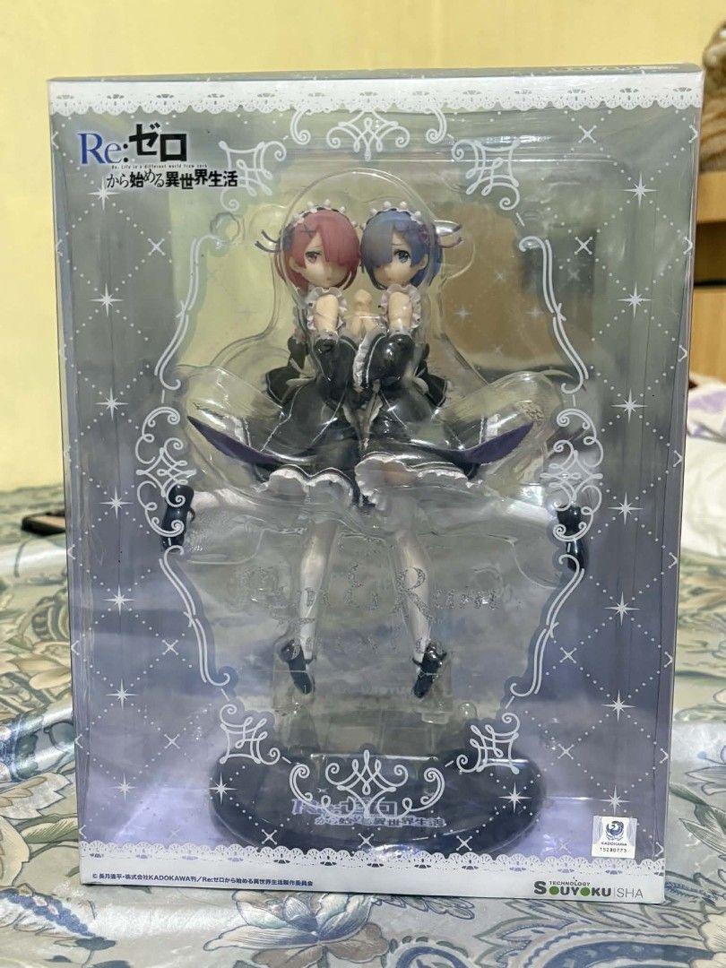 Rem & Ram Twins Ver. ⅐ Scale Figure by Souyokusha (BiB Condition) (Category: Figurines & Statues) located in Manila. Submitted by k0hi_ (Listing ID 1434730174, Image 2). Description: 🎎 Rem & Ram Twins Ver. ⅐ Scale Figure by Souyokusha (Back in Box) 💰 PHP18,000 (Slightly Negotiable) ✔️ No issues or defects ✔️ Bought from New York ✔️ Open for meetups or shipping Send a Message to offer.