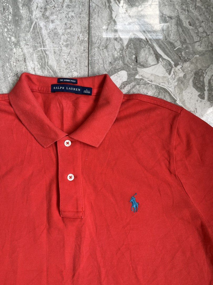 RL SKINNY FIT POLO (Category: Shirts) located in Bayog. Submitted by hared_dos (Listing ID 1434669347, Image 2). Description: Size L- 24.5 W- 19 Color rate- 9.8/10.