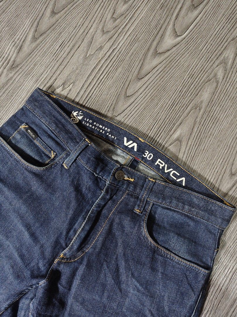 RVCA Leo Romero (Category: Jeans) located in Davao. Submitted by lucas06082030 (Listing ID 1434794141, Image 3). Description: RVCA Leo Romero Signature Pants Size 30 Length 42 Like new condition💯 No issue❌ Authentic💯.