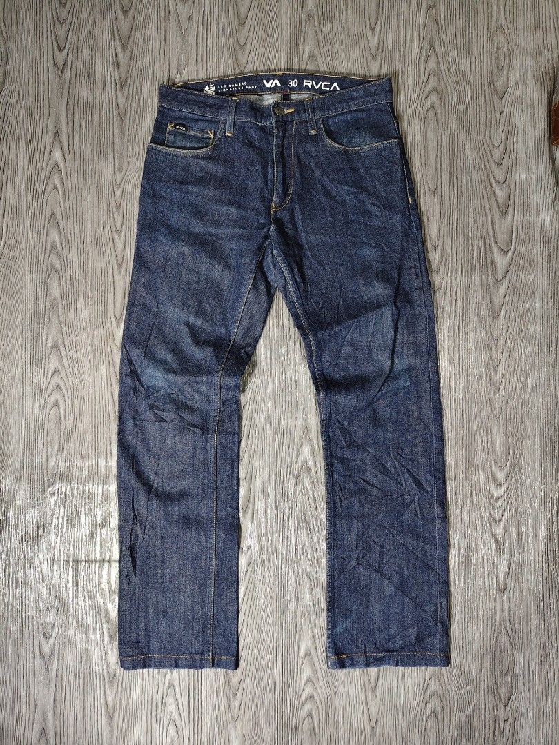 RVCA Leo Romero (Category: Jeans) located in Davao. Submitted by lucas06082030 (Listing ID 1434794141, Image 1). Description: RVCA Leo Romero Signature Pants Size 30 Length 42 Like new condition💯 No issue❌ Authentic💯.