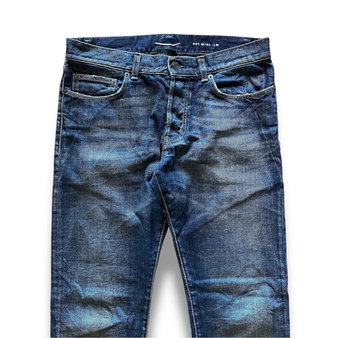 Saint Laurent 2013 Hedi Slimane D01 Denim Jeans (Category: Luxury Apparel) located in Bulacan. Submitted by curated_2000 (Listing ID 1434683022, Image 2). Description: waist: 32 front rise: 9.5 thigh: 10.5 inseam: 29.5 length: 39.5 hem: 6.5 -authentic -no issue -excellent condition -buttonfly -thick heavy denim -skinny jeans #saintlaurent #slp #hedislimane #diorhomme #skinnyjeans #dior #krisvanasche #kva #anndemeulemeester #numbernine.