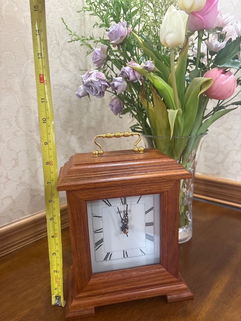 Seiko wooden clock439481952046960642