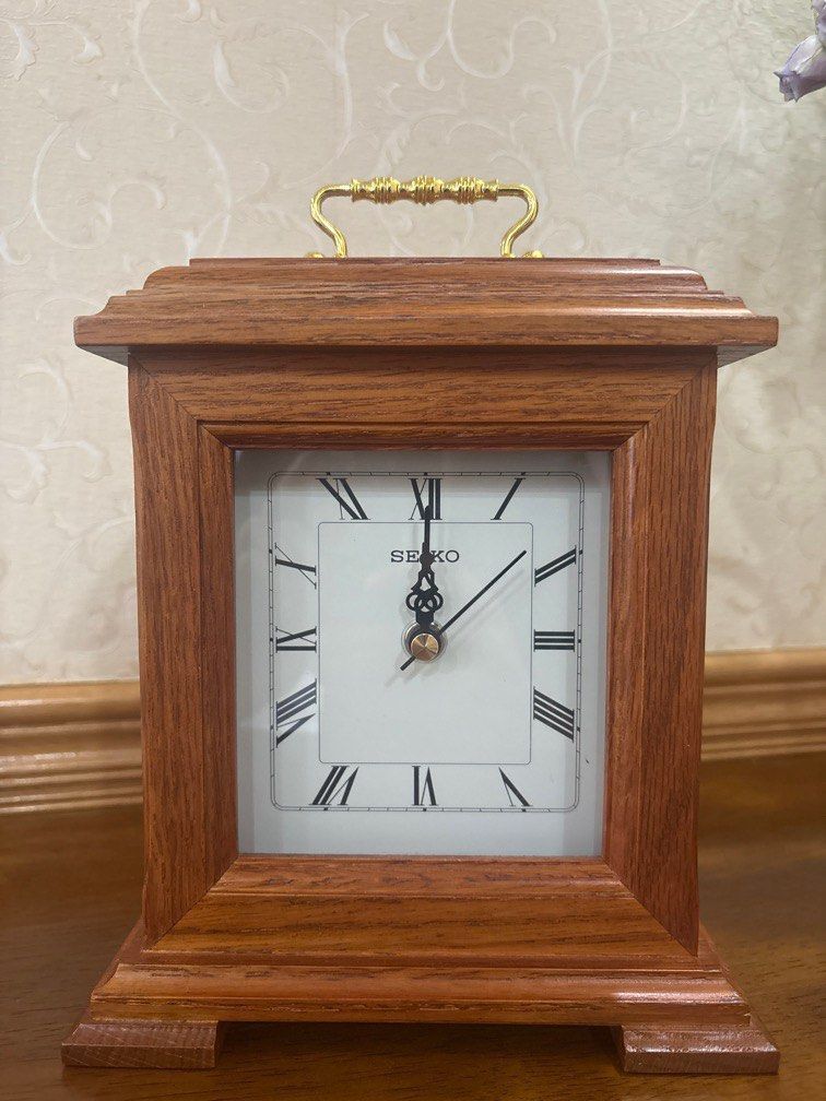 Seiko wooden clock