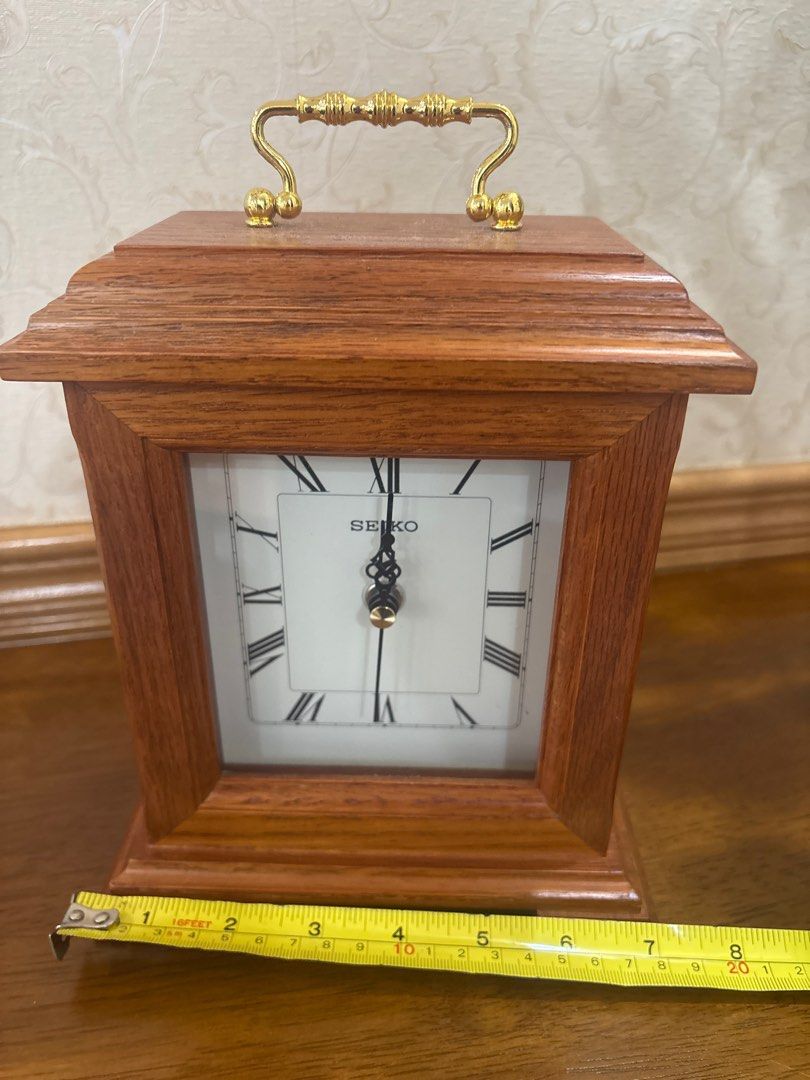 Seiko wooden clock439481952046960641