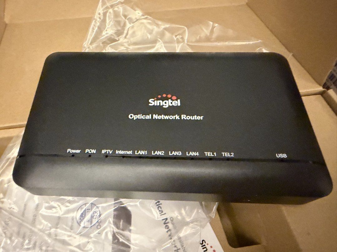 Singtel Optical Network Router