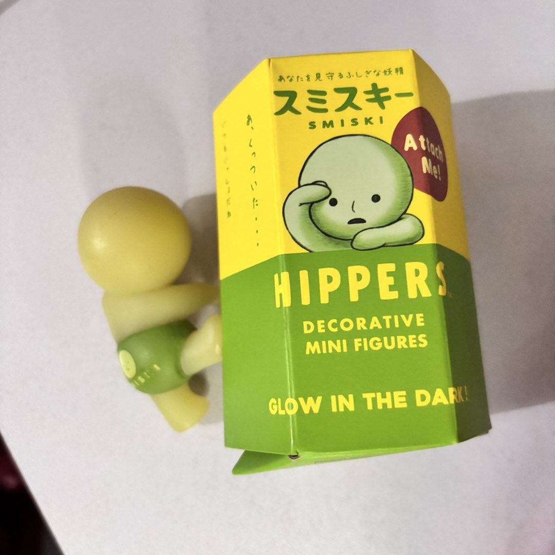 Smiski hipper (Category: Designer & Blind Box Toys) located in Taguig. Submitted by ynasrnb (Listing ID 1434755821, Image 3). Description: - original - w/ bnf - no adhesive but can put nano tape - x sensi, has flaws 💳 mop: gcash/bpi 🚚 mod: lalamove/ j&t 📍taguig .