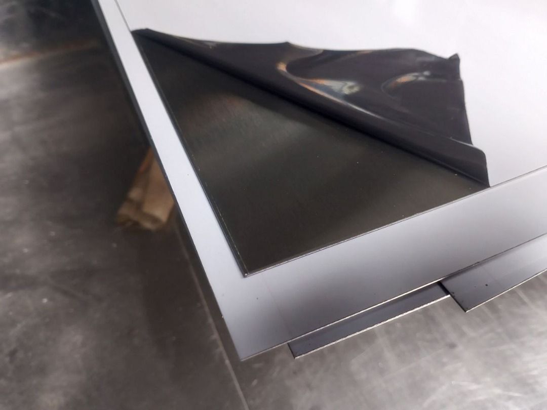 Stainless Sheet Hairline finish (Category: Construction & Building Materials) located in Manila. Submitted by joeyroque09 (Listing ID 1434655648, Image 3). Description: Stainless Sheet Hairline finish Specs: 1mm x 4x8ft Price: 4380.