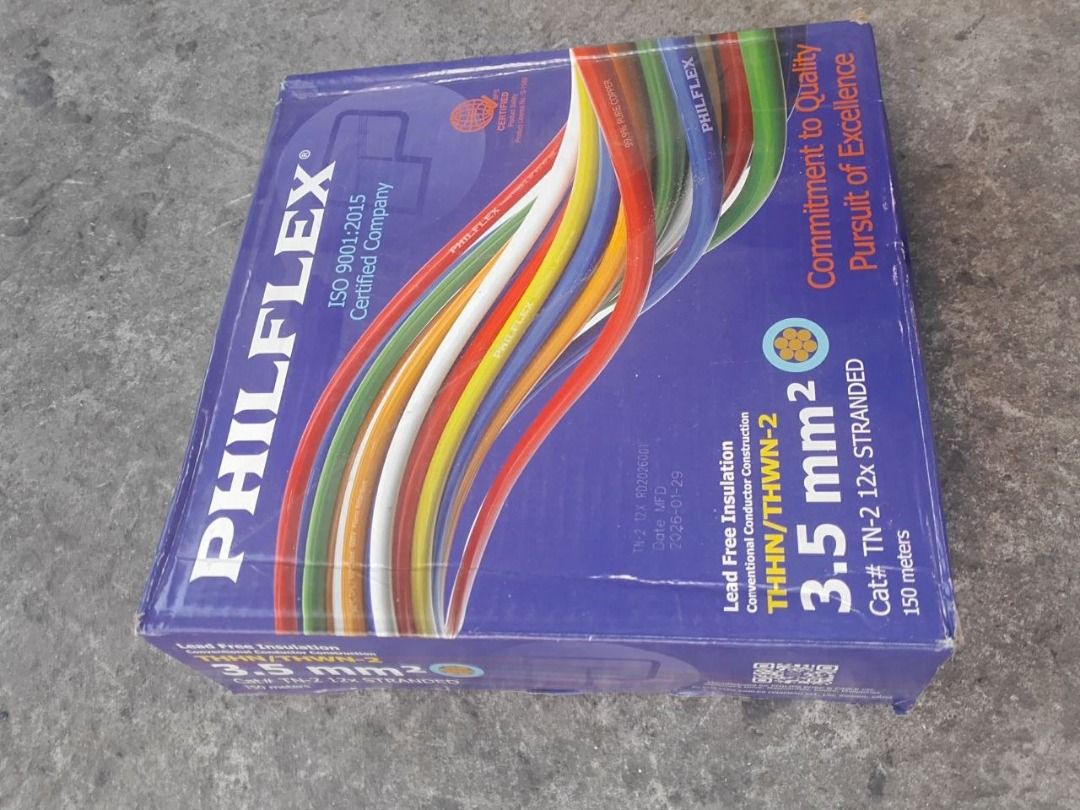 Thhn wire philflex brand (Category: Everything Else Others) located in Manila. Submitted by joeyroque09 (Listing ID 1434661603, Image 2). Description: Thhn wire philflex brand Size: 3.5mm x 150 meters (red) Price: 6760.