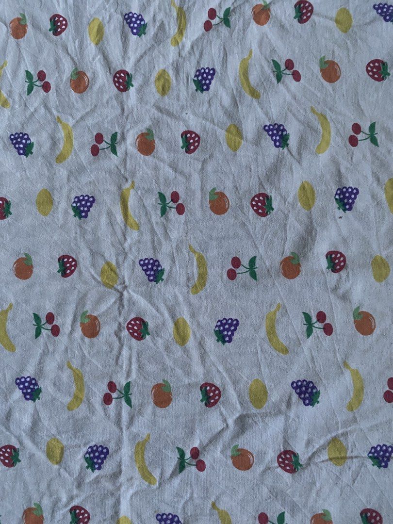 Towel Blanket fruits design (Category: Bathtub & Bath Accessories) located in Antipolo. Submitted by marcoandpaolomerchandise (Listing ID 1434715057, Image 2). Description: 26”x35” Preloved Good Condition Like new From Korea Malamig sa balat ang Tela.