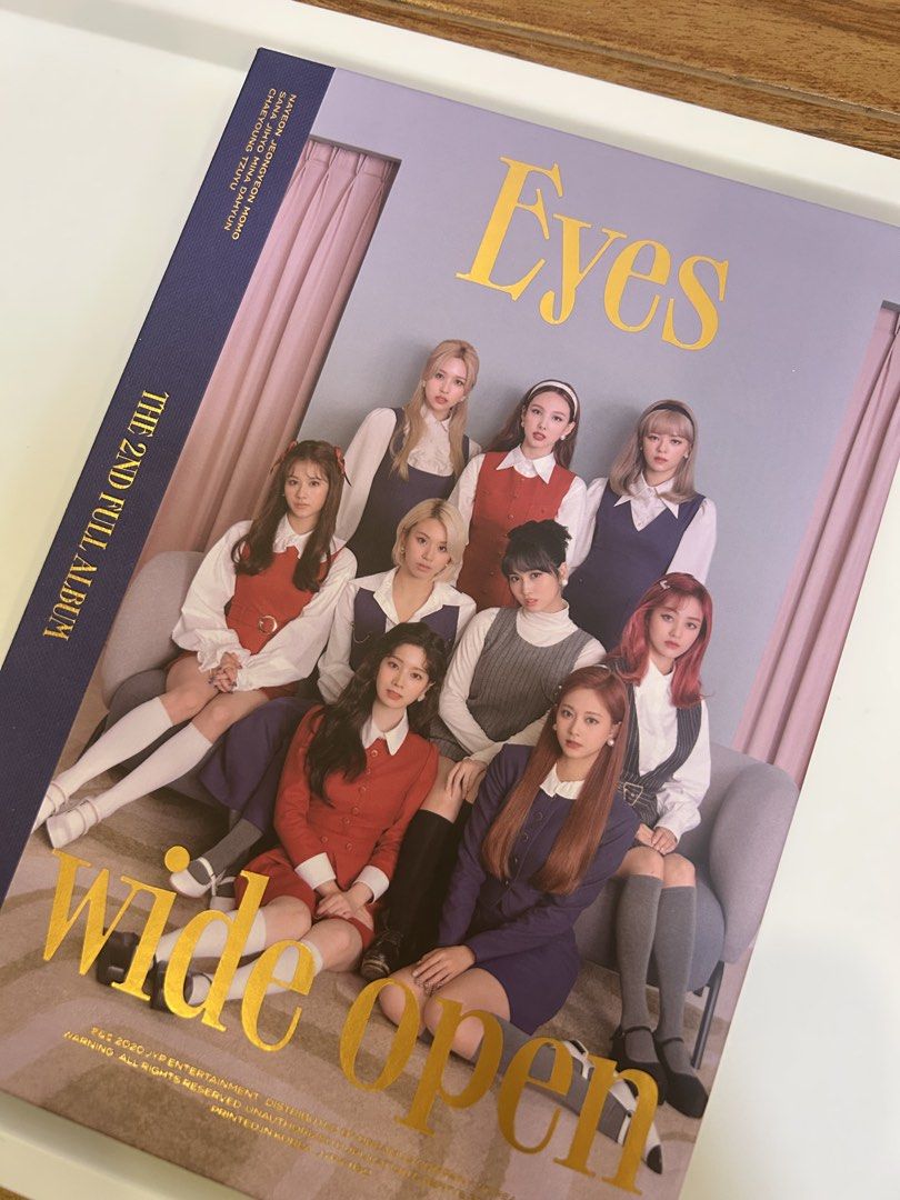 TWICE Eyes Wide Open Album Retro Version (Category: CDs & DVDs) located in Las Pinas. Submitted by withereespoon (Listing ID 1434666316, Image 1). Description: - TWICE EYES WIDE OPEN ALBUM - unsealed but comes with postcard! - sana cd - in good condition! can send more pics if needed! - only placed in display box lang hihi rfs : need funds for incoming sch year :<.