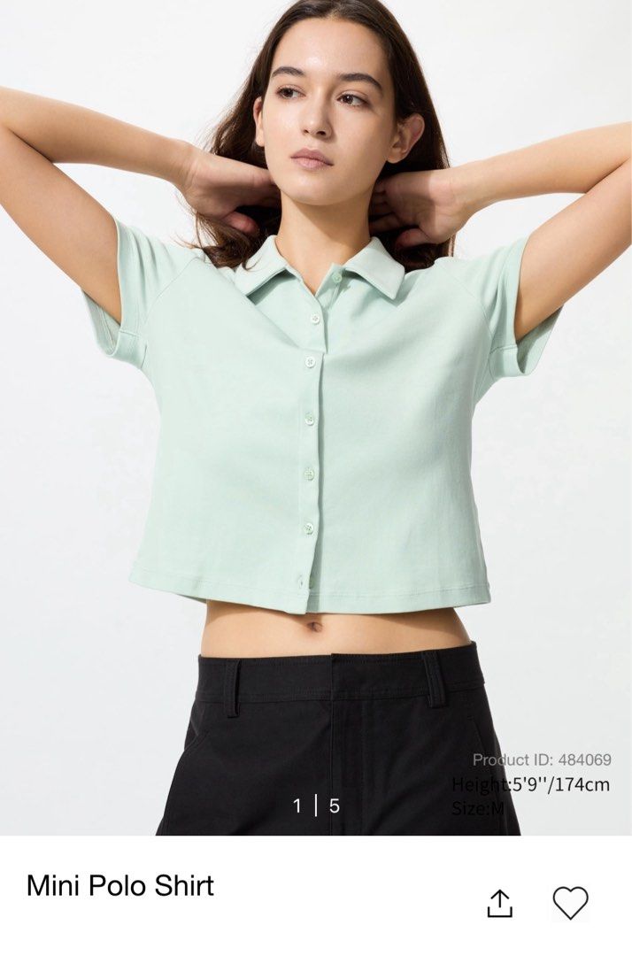 Uniqlo Mini Polo Shirt - Size M (Category: Shirts) located in Taytay. Submitted by patchesforless (Listing ID 1434732288, Image 1). Description: Size - M Never worn .