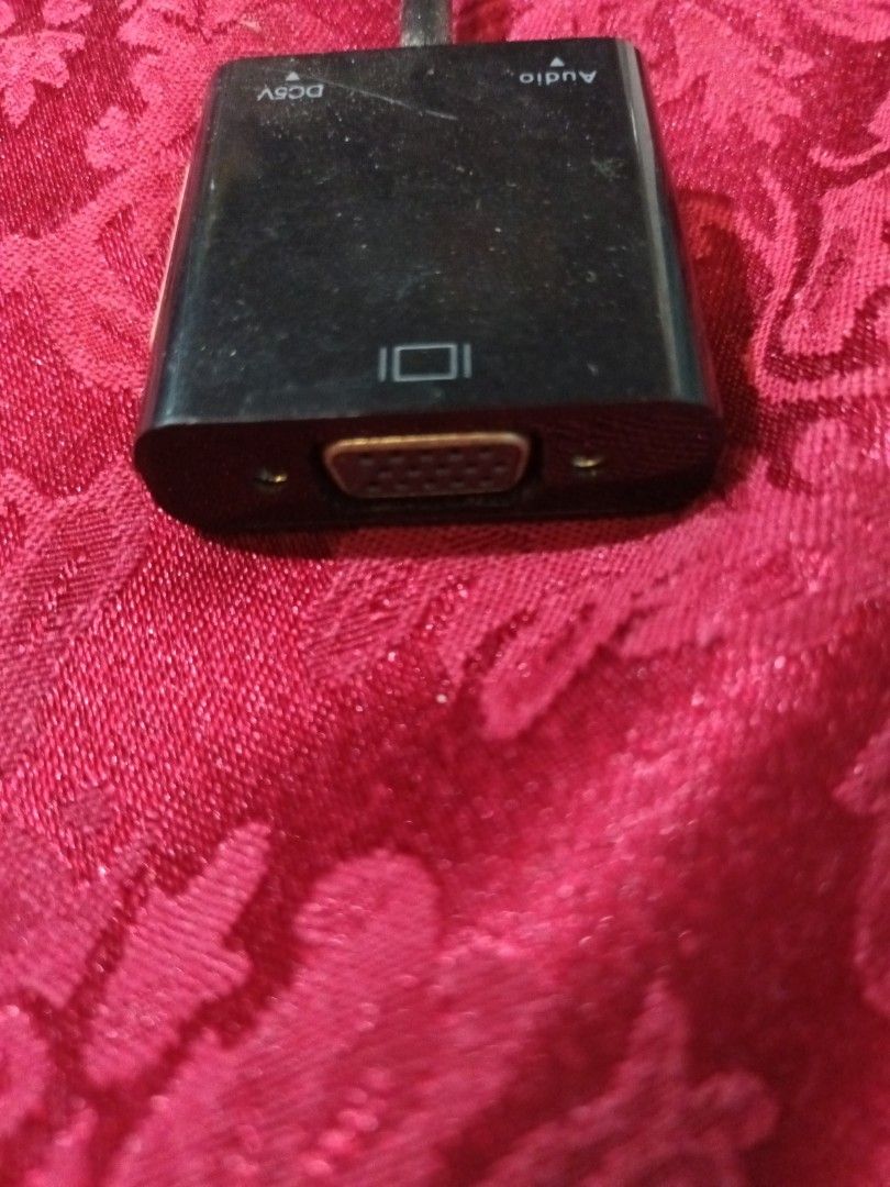 VGA to HDMI (Category: Cables & Adaptors) located in Makati City. Submitted by epic_prelovedmakati (Listing ID 1434630333, Image 3). Description: - VGA to HDMI adapter. - Allows connection of VGA devices to HDMI displays. - Simple plug-and-play setup..