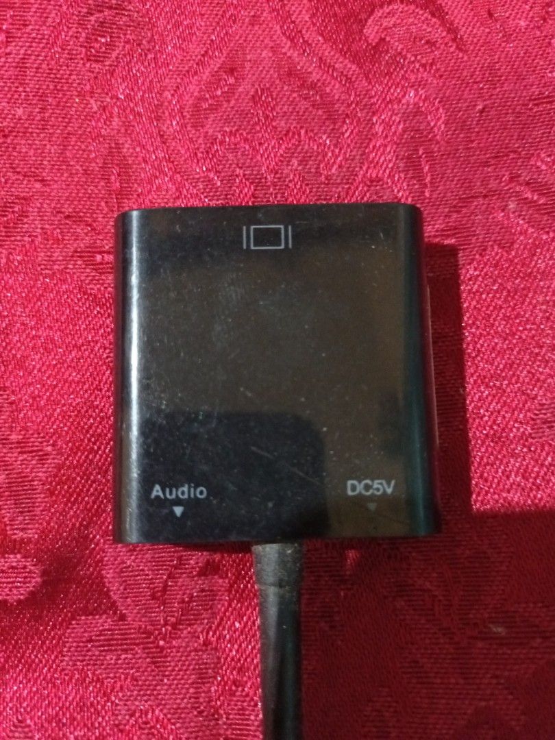 VGA to HDMI (Category: Cables & Adaptors) located in Makati City. Submitted by epic_prelovedmakati (Listing ID 1434630333, Image 2). Description: - VGA to HDMI adapter. - Allows connection of VGA devices to HDMI displays. - Simple plug-and-play setup..