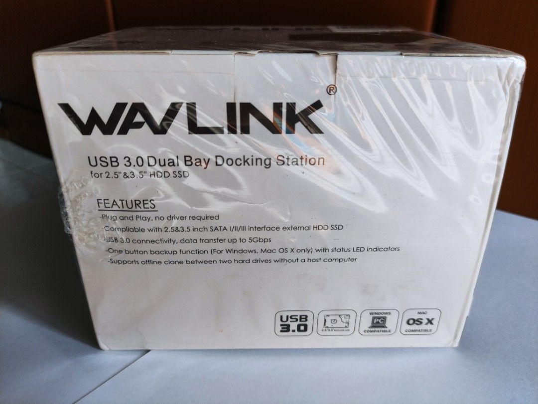 Wavlink USB 3.0 Dual Bay Docking Station494911946249349122