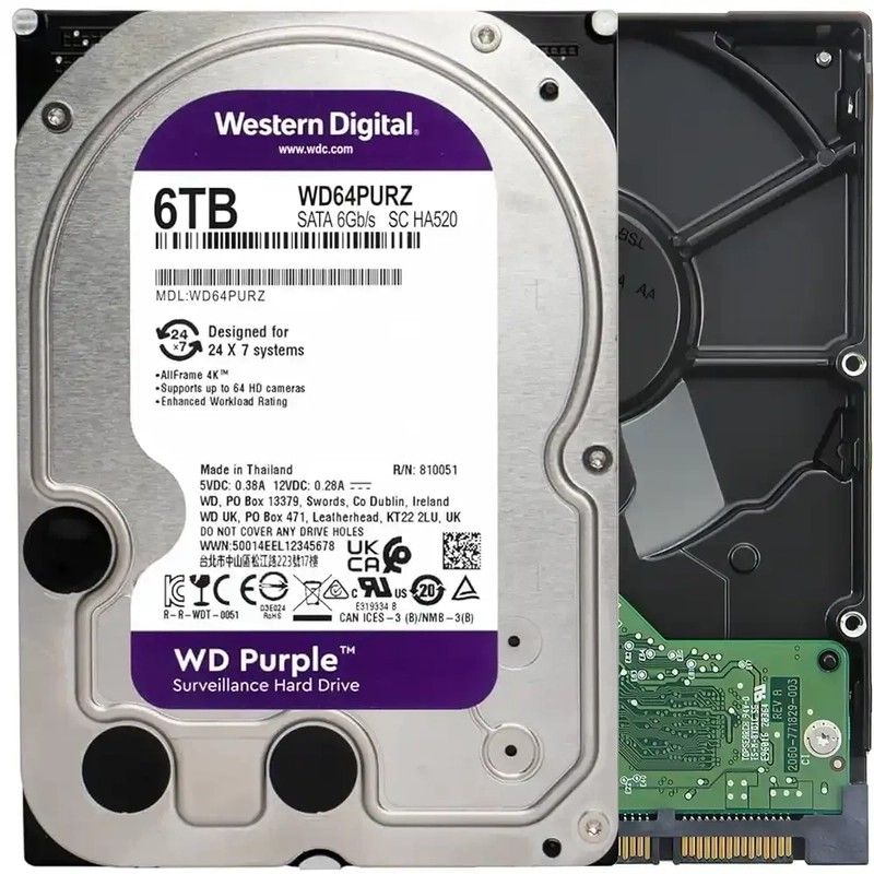 WD Purple 6TB WD64PURZ