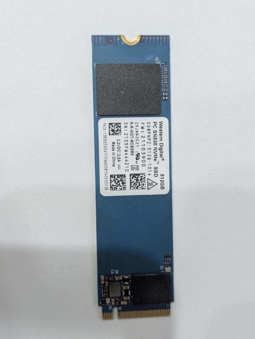 Western Digital PC SN530 NVMe SSD 512GB