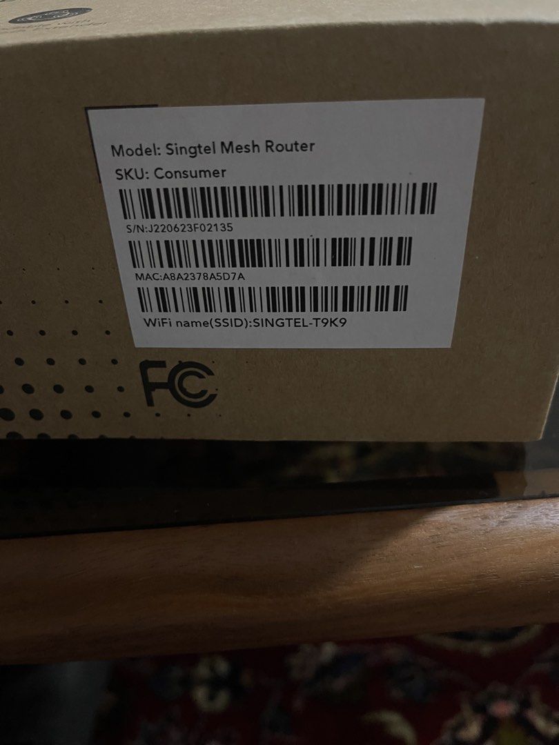 Wifi 6 Singtel Mesh Router439569419453736963