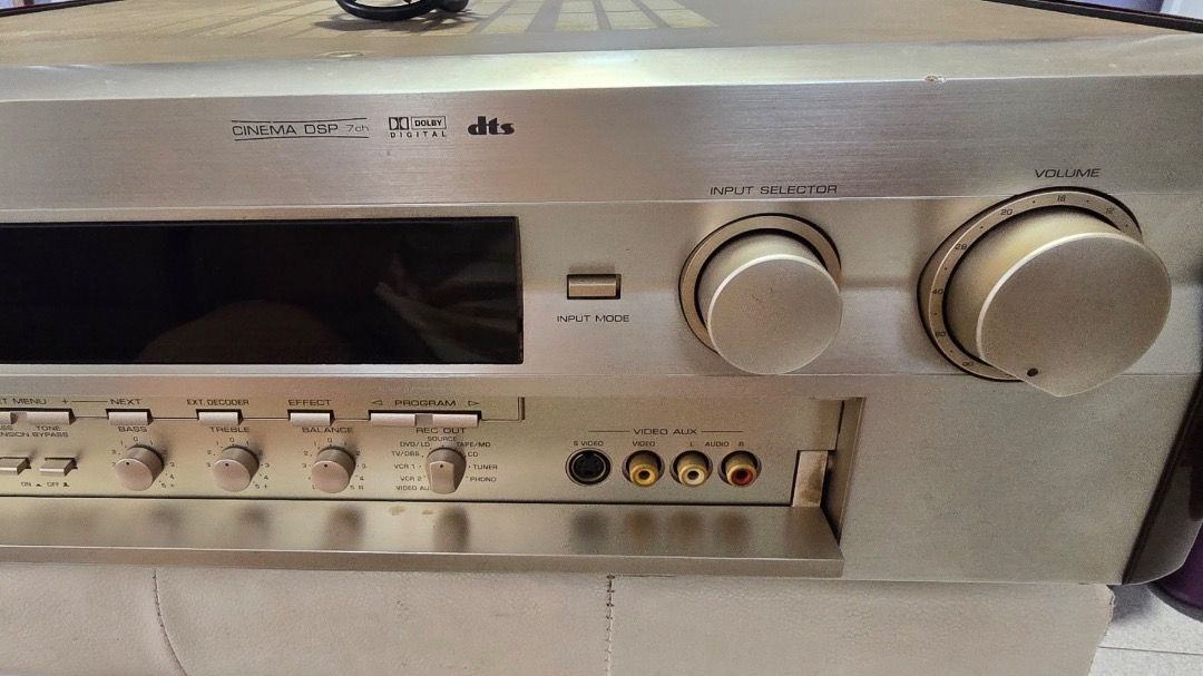 Yamaha DSP-A2 AV Receiver (Category: Soundbars, Speakers & Amplifiers) located in Santa Rosa. Submitted by jingjingthecat (Listing ID 1434624140, Image 1). Description: - Yamaha DSP-A2 AV Receiver - 7.1 channel - Dolby and DTS with 36 surround programs - No remote - No HDMI - 220V - 20Kg - Pick up only due to heavy weight and large size.