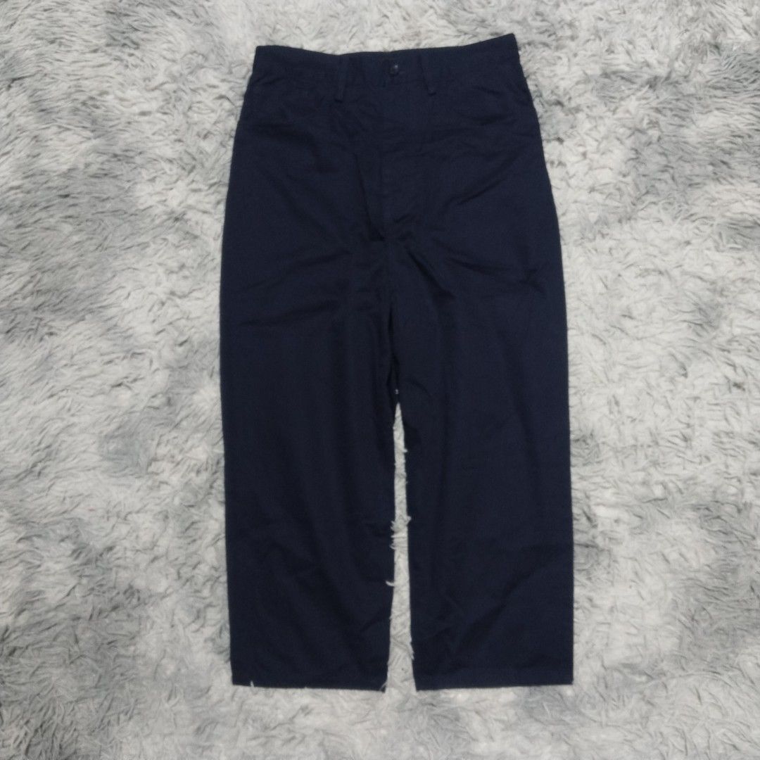 Y's Yohji Yamamoto Drop Crotch Pants (Category: Jeans) located in Cavite. Submitted by realdeal98 (Listing ID 1434765415, Image 2). Description: Y'S Drop Crotch Pants - Born Product - Like new condition - Navy Color - Authentic - Unisex Measurement when Iaid flat Size 1 on tag 14.5 inches waistline 33 inches length 33.5 inches outseam 19.5 inches inseam 12 inches thigh 13.5 inches thigh 7.5 inches leg opening 1500 shipped via JNT.