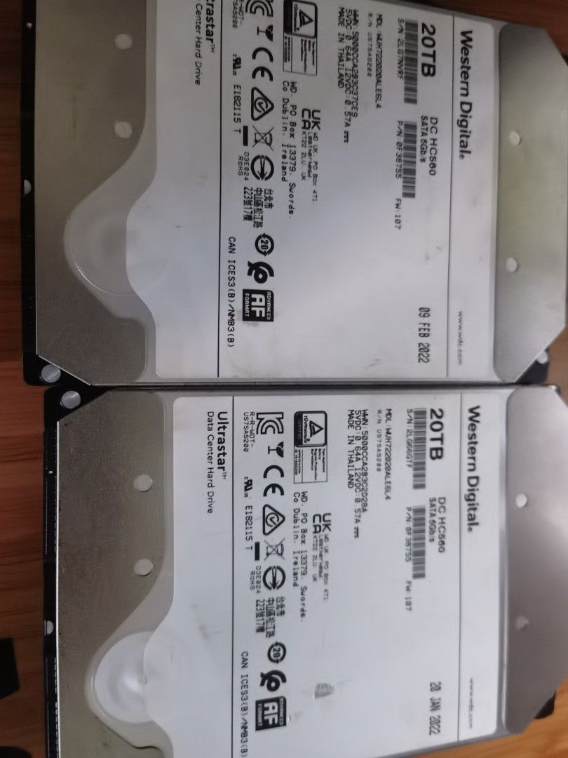20t wd harddrive439433341793085440