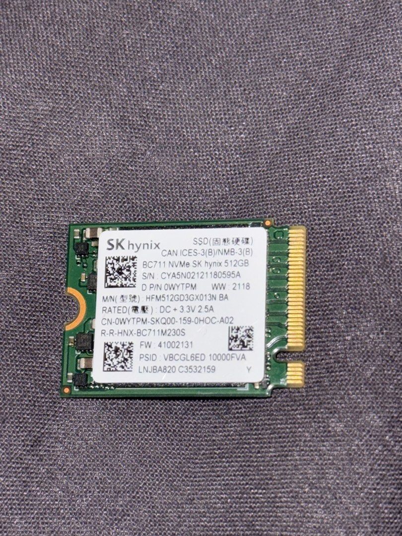 512GB M.2 2230 skyHynix SSD