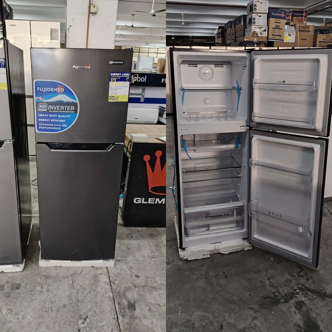 7.7cubic Inverter No-Frost Refrigerator Fujidenzo, TV & Home Appliances ...