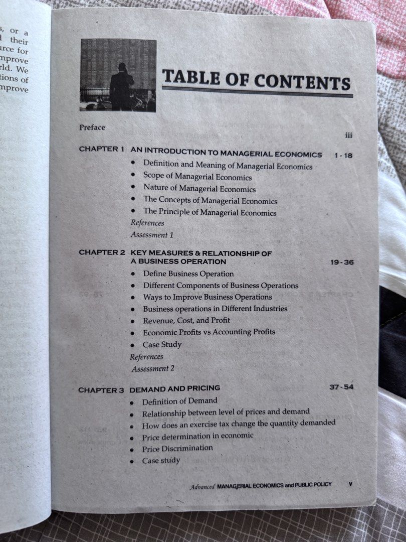 Advanced Managerial Economics and Public Policy (Category: Textbooks) located in Taguig. Submitted by dearestcatlady (Listing ID 1434820681, Image 3). Description: .
