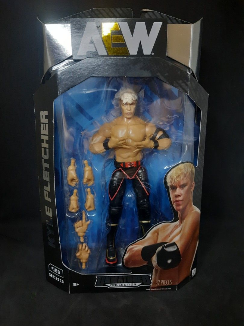 AEW Unmatched Kyle Fletcher (Category: Figurines & Statues) located in San Juan City. Submitted by ged06 (Listing ID 1434833438, Image 1). Description: Title: AEW Action Figures – Jazwares | Brand New, Unopened | PRICE FIXED Description: Brand new and unopened AEW Action Figures for sale! All figures are complete with accessories. Please note that while the items are in brand new condition, there may be minor cosmetic imperfections on the packagi