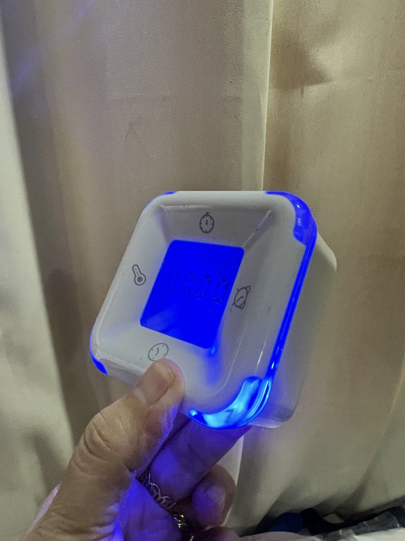 Affordable Mini Desk clock changing colors😍👌 1 (Category: Clocks) located in Malolos. Submitted by afford.japan (Listing ID 1434892389, Image 3). Description: Affordable Mini Desk clock changing colors😍👌 1.