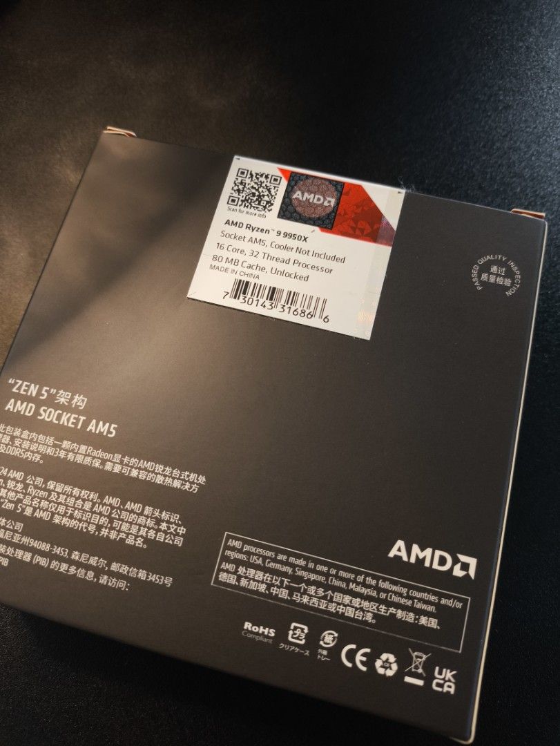 AMD Ryzen 9 9950X CPU - Sealed439446305684869121