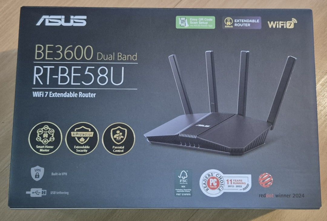ASUS BE3600 Dual Band RT-BE58U Router