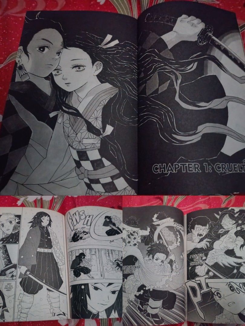 [Authentic] Demon Slayer Manga Volume 1 (Category: Comics & Manga) located in Valenzuela. Submitted by yunxian_books (Listing ID 1434904542, Image 3). Description: 📍Price: Slightly negotiable for bulk buyers (check my other listings!) • Condition: 7/10 (Good Condition) • Language: English • Publisher: Viz Media (Brought from FullyBooked) • Issue: Slight Yellowing/Tanning Other Inquiries • MOD: Lalamove or J&T •MOP: GCash or Meet-up.