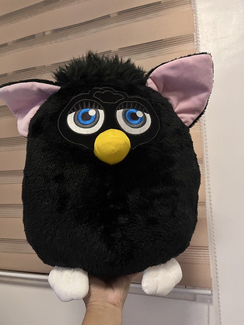 BIG Furby Plush Toy RARE (Category: Plushies & Soft Toys) located in Calamba. Submitted by thepinkpicksee (Listing ID 1434978429, Image 2). Description: LIKE NEW CONDITION RARE AND HARD TO FIND - Adorable Furby plush toys! - Available colors: Black and Tan - Black Furby: Blue eyes, yellow beak - Tan Furby: Brown eyes, pink belly - Features soft, plush fur and large eyes. - Includes the Furby tag..
