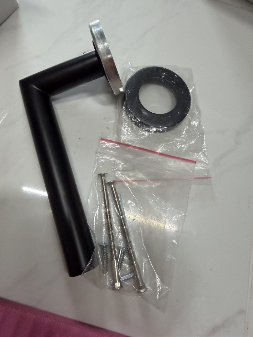 Black Modern Door Handle Set439744866184089602