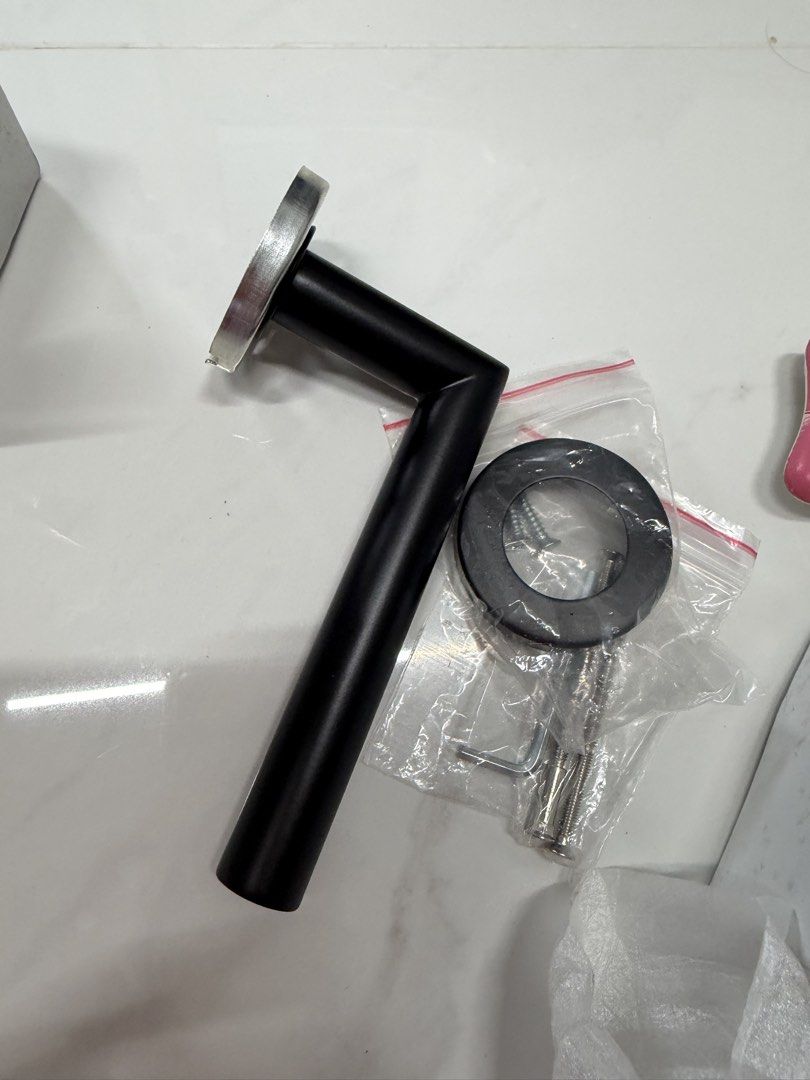 Black Modern Door Handle Set439744866184089601