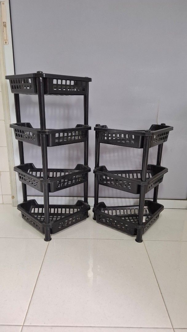 Black  Storage Rack/Shelf (Triangular)