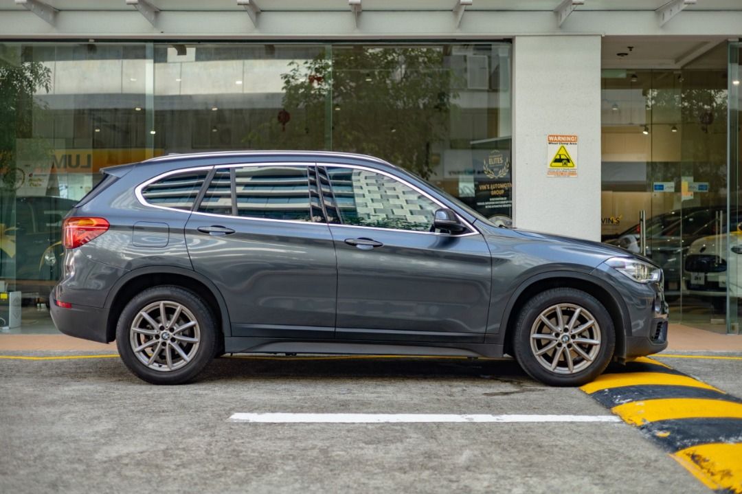 BMW X1 sDrive18i Auto (Category: Used Cars) located in Singapore. Submitted by vinsautogroup (Listing ID 1434830328, Image 2). Description: Vehicle Features: 1.5l TwinPower turbo 3 cylinder engine with 134bhp, 220nm of torque, 0-100km/h in 9.7s, top speed of 200km/h, 6 speed transmission, front wheel drive. Accessories: BMW iDrive, all around parking sensors, reverse camera, auto start/stop, electric memory seats, Bluetooth audio, cruise control,