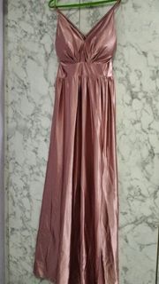 slim fit dress slacks Lela Rose Pink & Rose Gold Blouse Sz 0