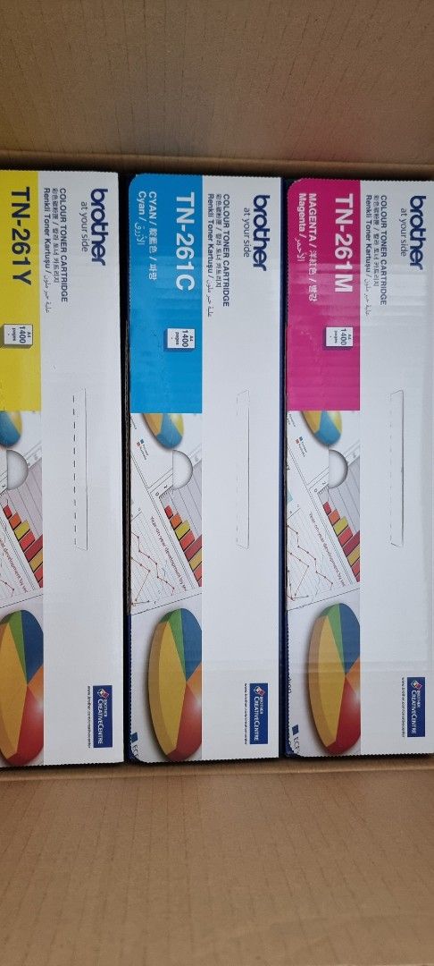 Brother TN-261M/C/Y Colour Toner Cartridges