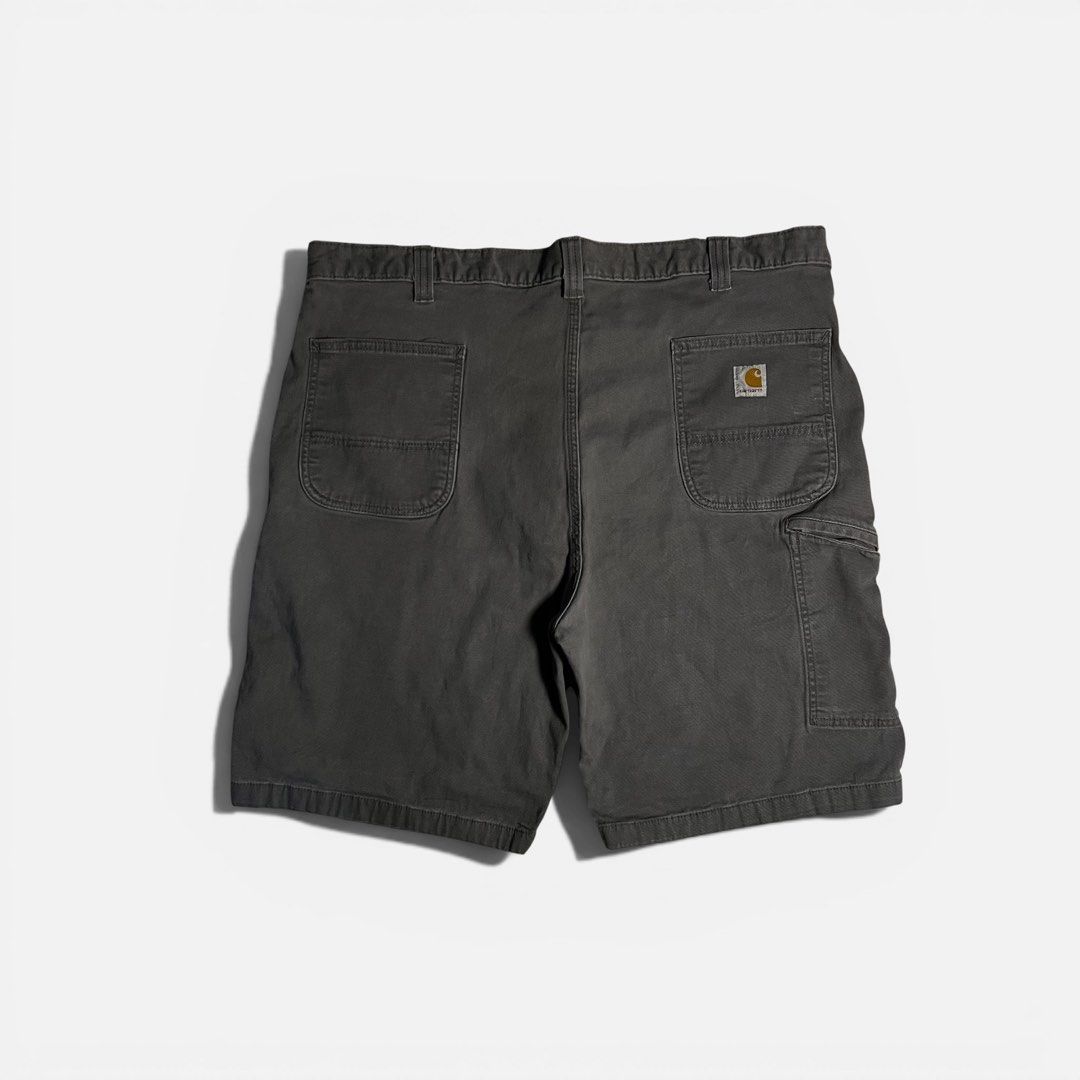 Carhartt Relaxed fit Charcoal grey (Category: Shorts) located in General Santos City (Dadiangas). Submitted by theyear2000z (Listing ID 1434862011, Image 1). Description: Dimes: 42x24 (for big boys) -Sign of usage -Good fade .