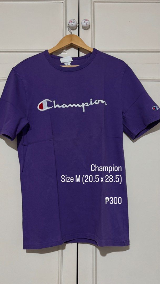 Champion Purple T-shirt (Category: Tshirts & Polo Shirts ) located in Quezon City. Submitted by k_p13 (Listing ID 1434959435, Image 1). Description: .