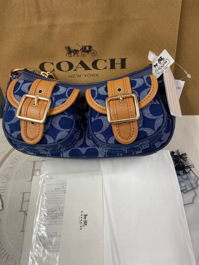 Coach Ashton Baguettes (Category: Luxury Bags & Wallets) located in Manila. Submitted by authenticbagswatchesco (Listing ID 1434868771, Image 3). Description: BODEGA SALE‼️! 🔥 100% Authentic -Made in Vietnam / Japan Import Price: — ₱4,299 each + Shipping fee These bags are Coach Ashton Baguettes, available in various colors and materials including signature denim and leather. ✅ 100% Authentic ✅ Complete Inclusions ✅ actual photo 📌 Limited stock